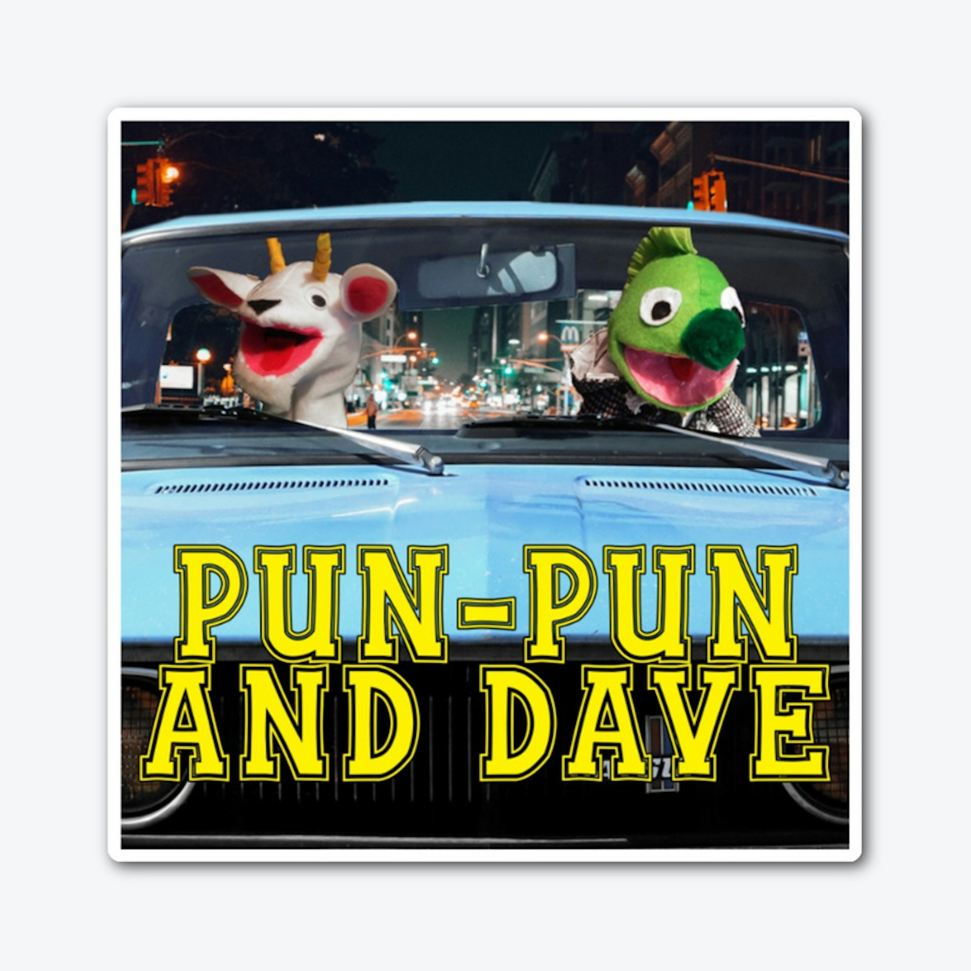 Pun Pun and Dave Sticker